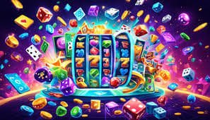 Meja Red Tiger bahagia4d dengan dealer langsung dan kartu yang ditampilkan di layar HD